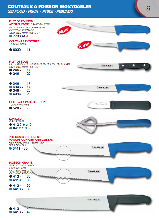 Fish knives