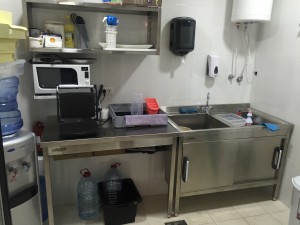 Stainless kitchen equipment