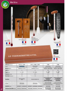 Wine thermometer