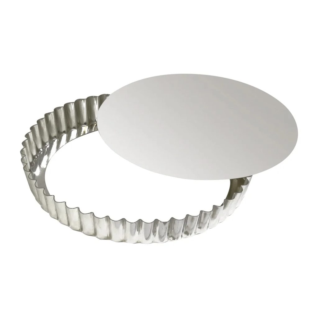 Gobel Fluted Tart Mould with Loose Base Ø 280 mm, Tinplate