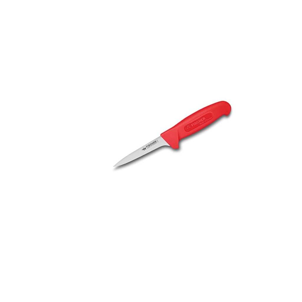 Couteau à désosser lame usée 11 cm manche Profinox rouge