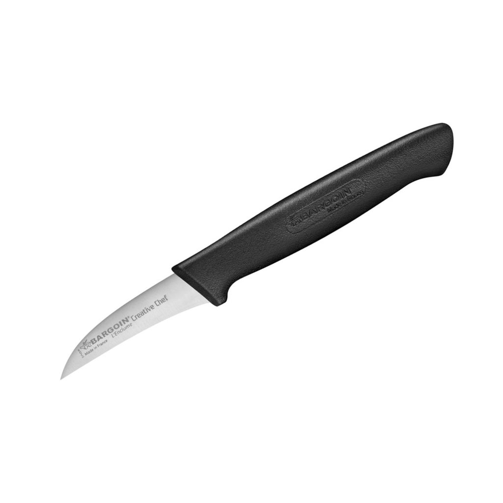 Couteau bec d'oiseau 6 cm manche noir