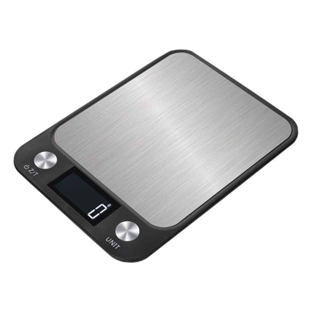 Balance digitale de cuisine 5 kg plateau inox