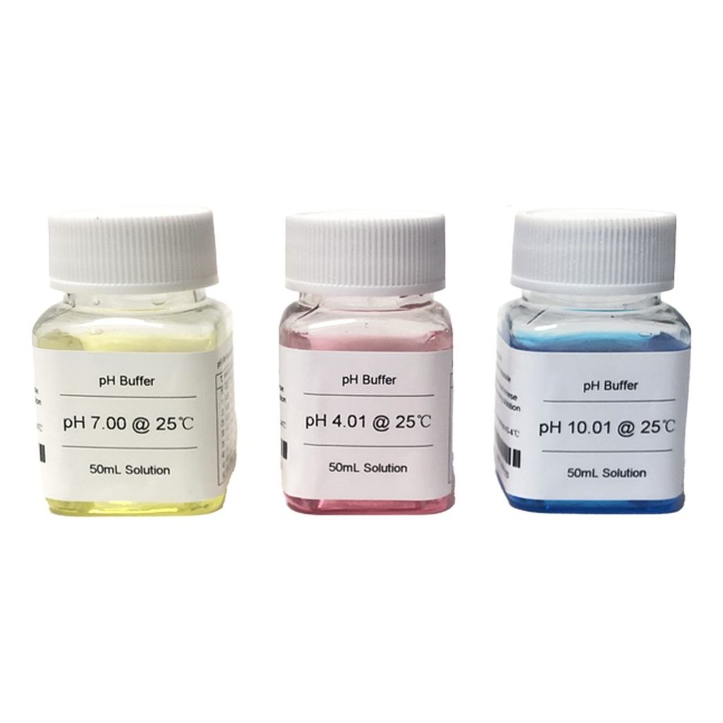 Kit de solutions d'étalonnage pH 3x50 ml
