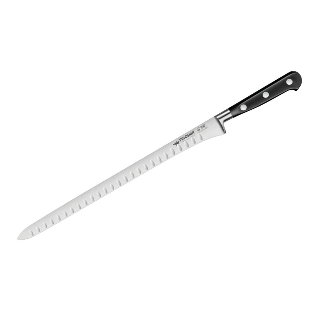 Couteau à jambon et saumon lame alvéolée 30 cm