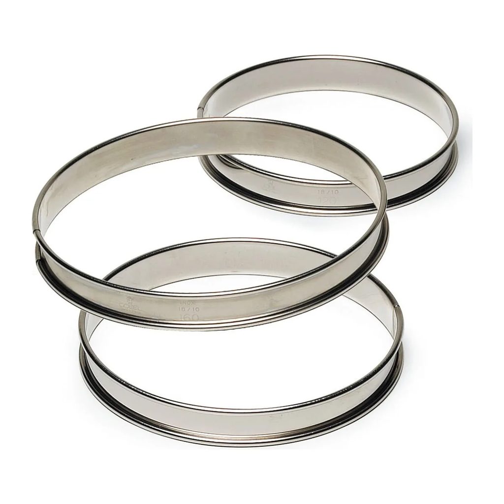 Gobel Tall Tart Ring Ø 100 mm x 27 mm, Stainless