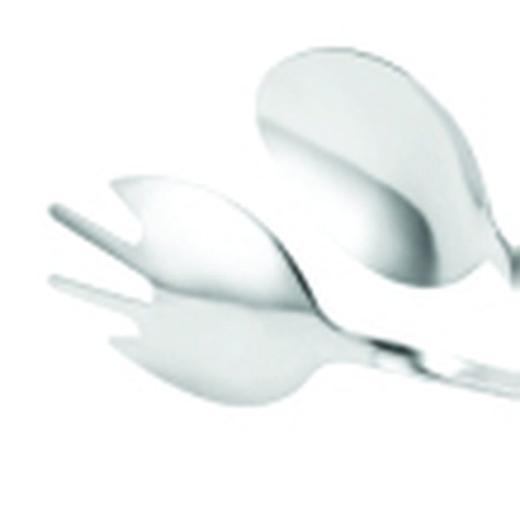 Pince à salade ciseaux inox 18/10 250 mm