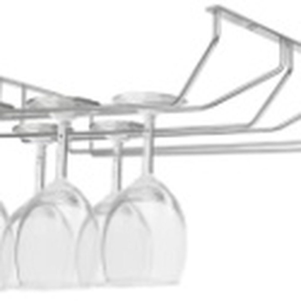 Étagère porte-verres triple fil 350/415x350x55 mm