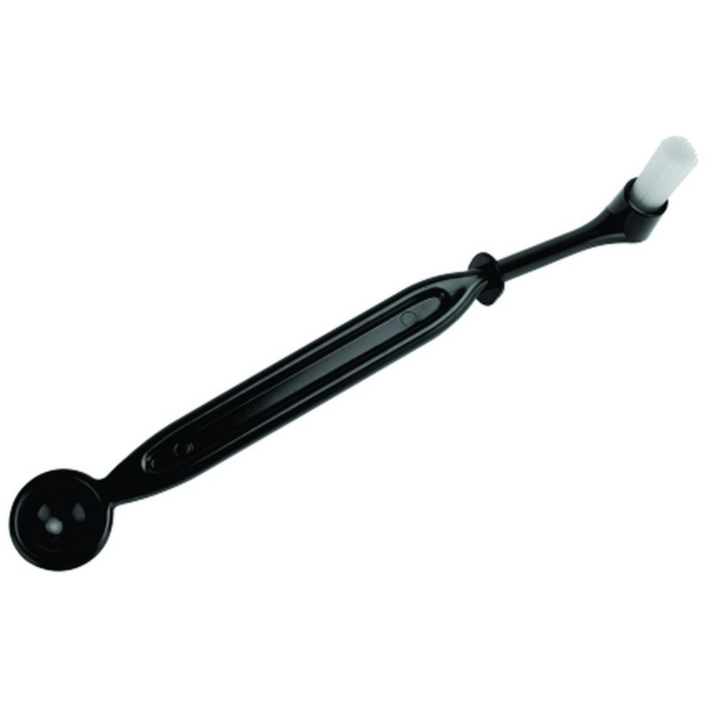 Brosse nettoyage machine espresso 225 mm avec cuillère