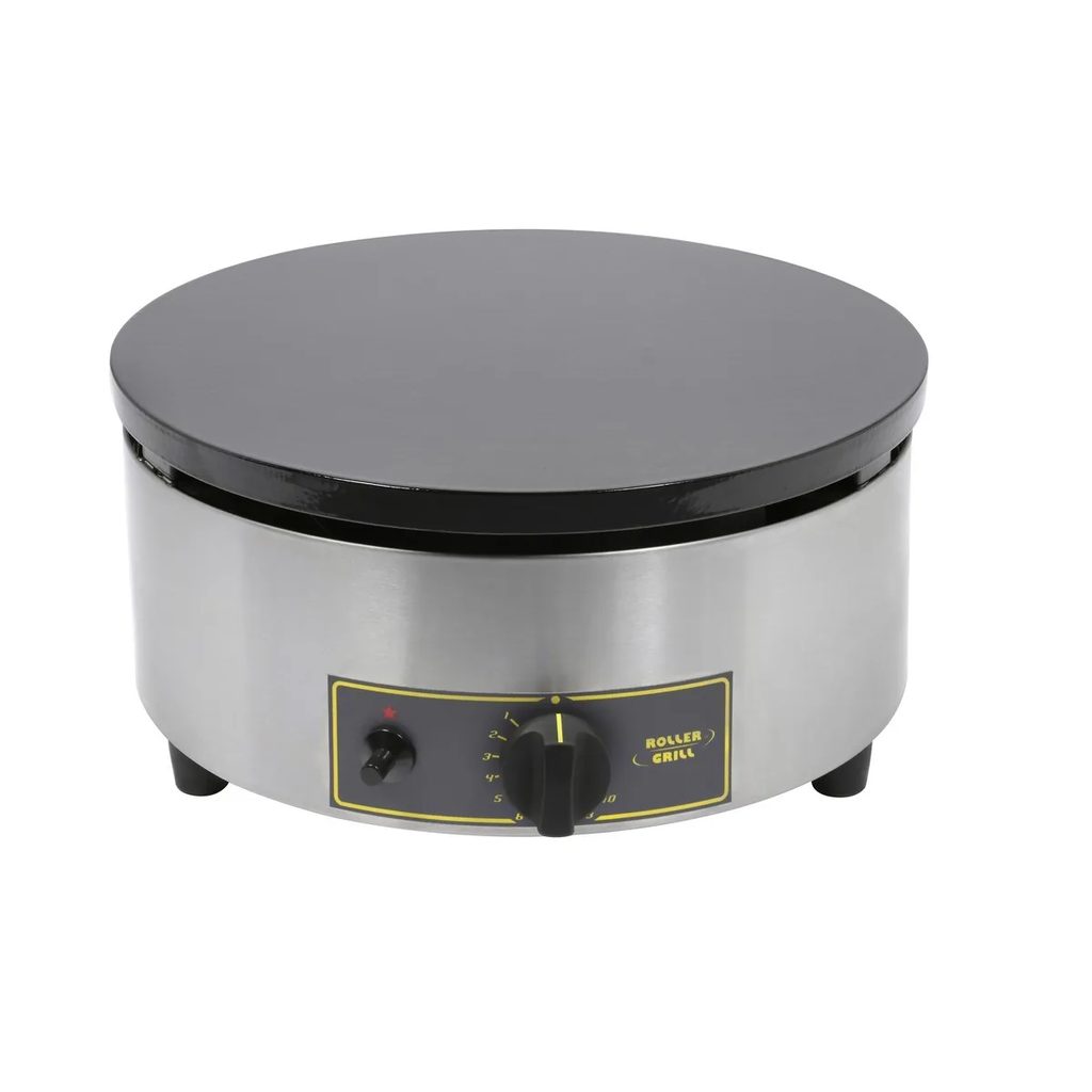 Gas Crepe Machine, Enamelled Cast Iron Ø 40 cm, 3.6 kW — Roller Grill