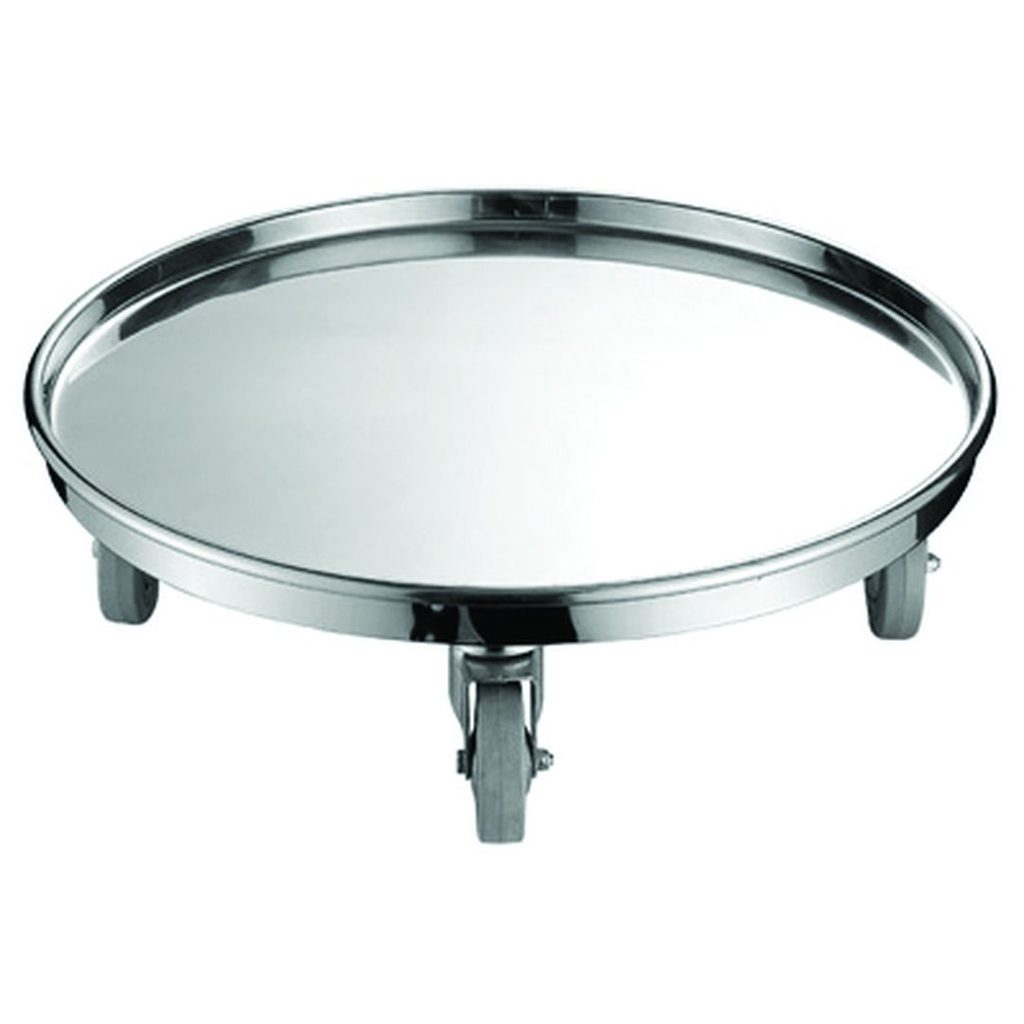 Socle roulant inox pour marmite Ø 620 mm — TKF France
