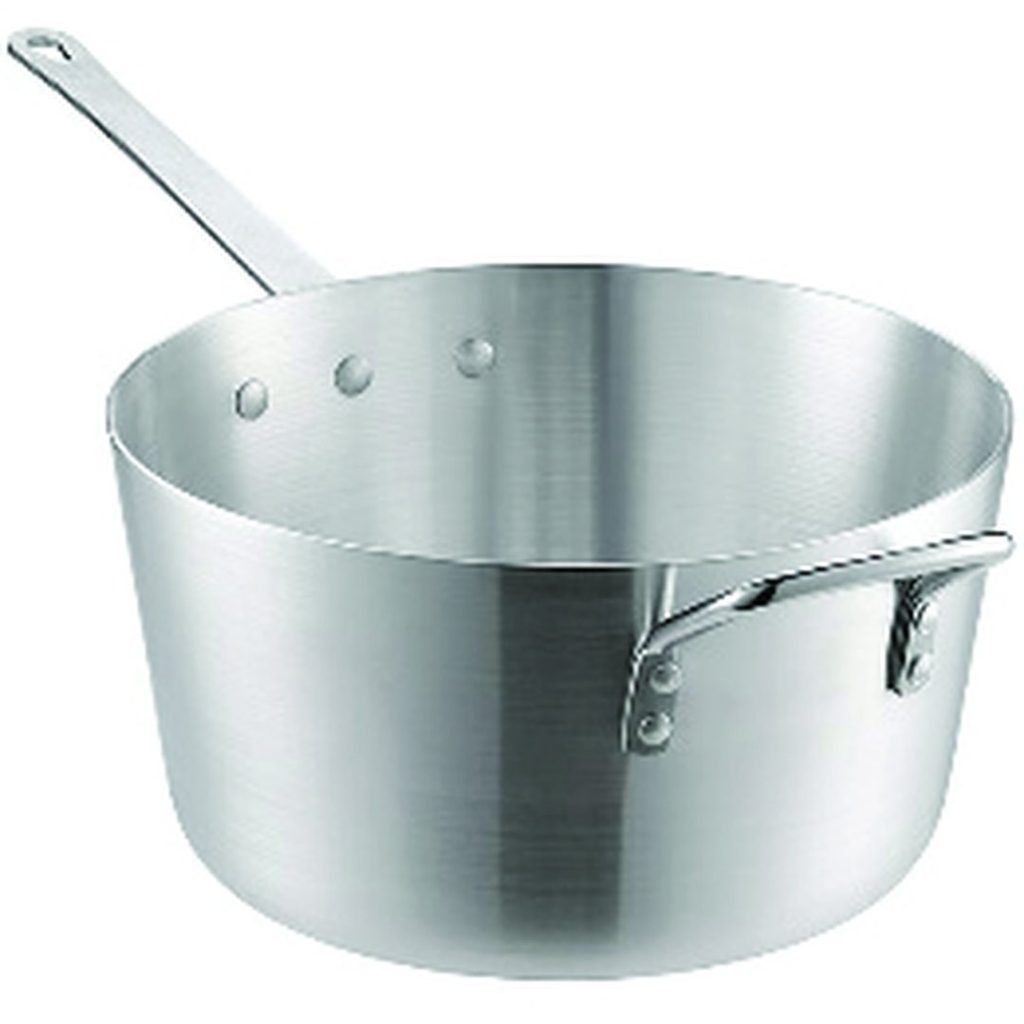 Casserole en aluminium conique 10 Qt, 2,5 mm — TKF France