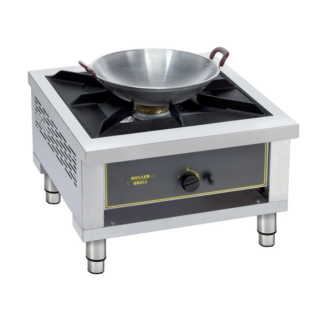 Gas Wok and Stock Pot Stove, 1 Burner, 14 kW — Roller Grill