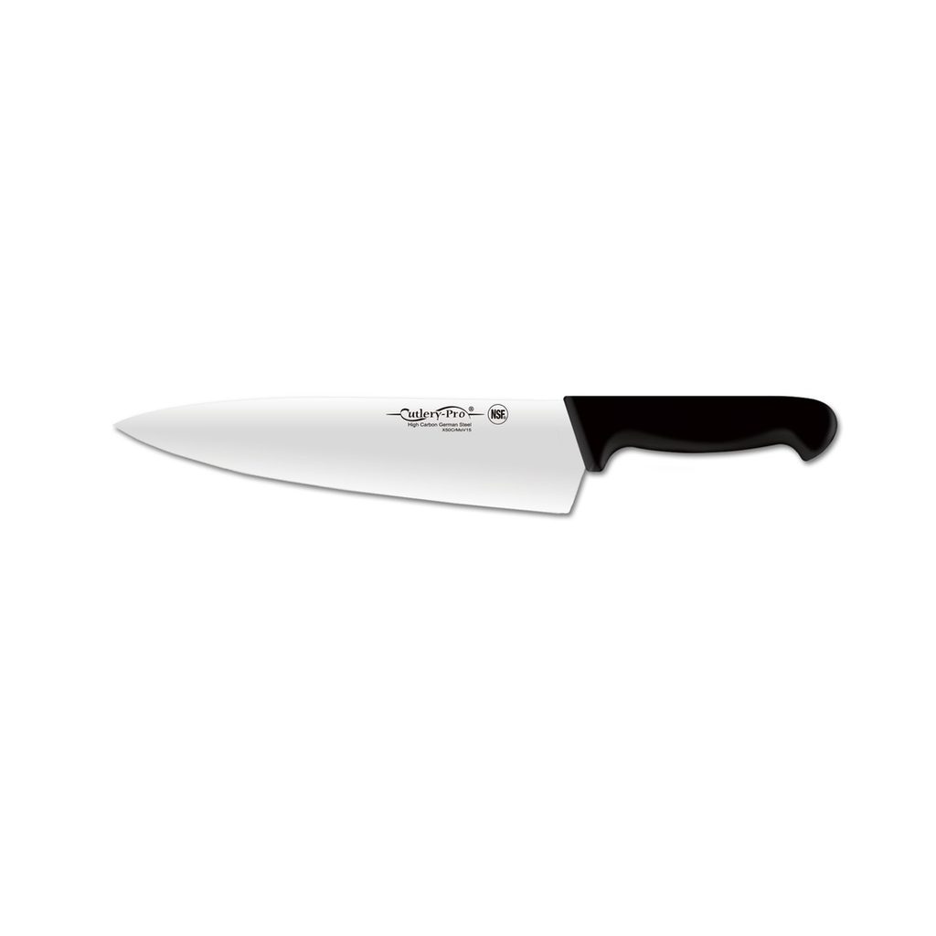 Couteau de chef 26 cm manche noir — Cutlery Pro