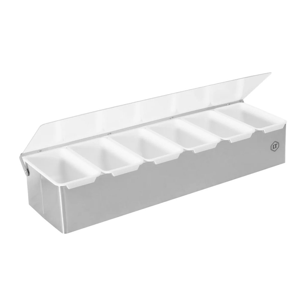 Boîte à épices inox 6 compartiments — Louis Tellier