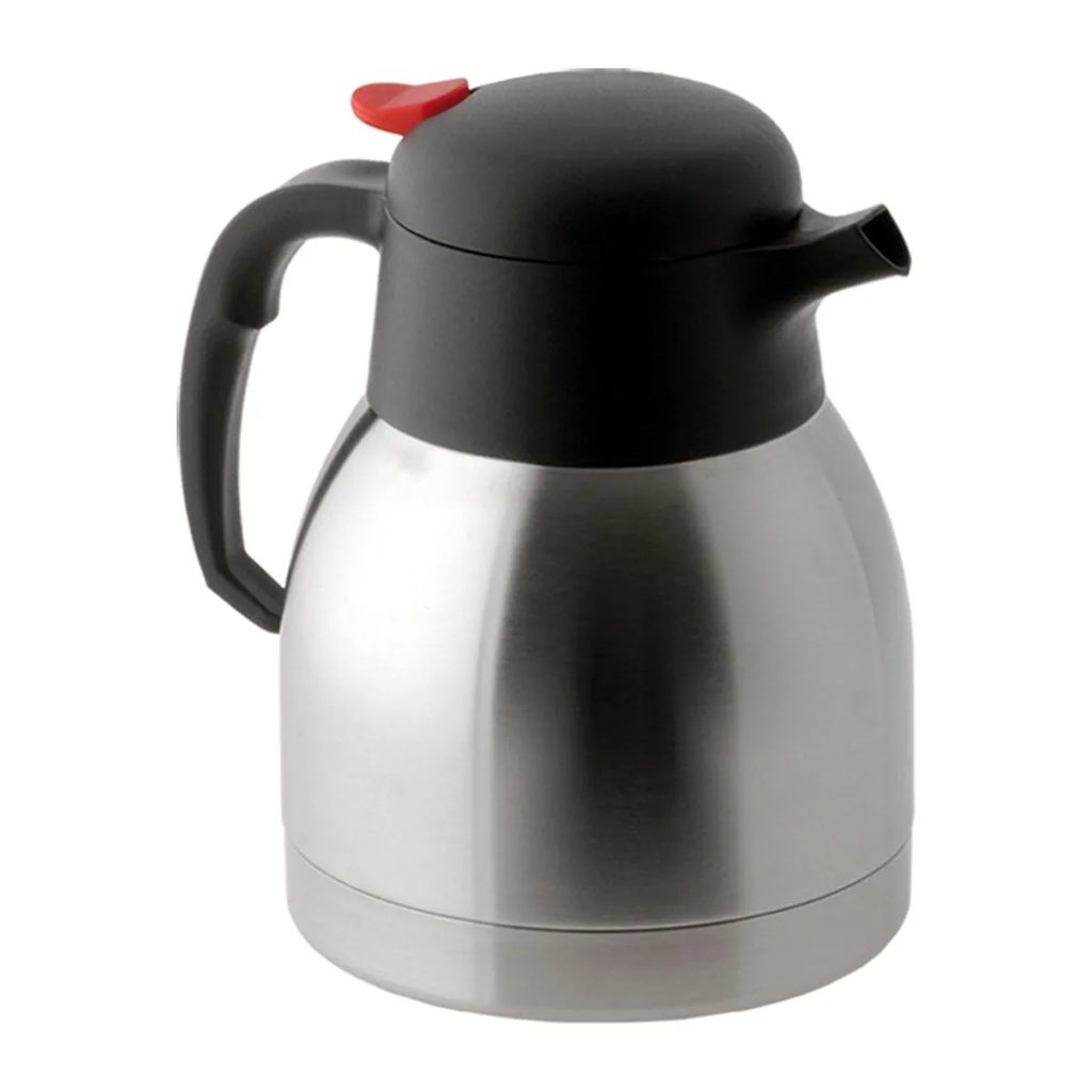 Pichet de service isotherme 2 L à gâchette, double paroi inox — Louis Tellier