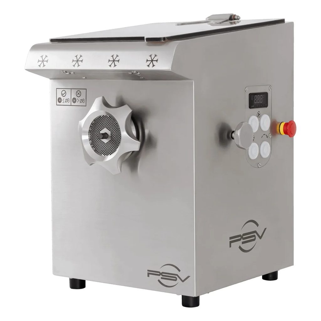 Refrigerated Meat Mincer DRC R32, 600 kg/h, 230 V Single-Phase — PSV