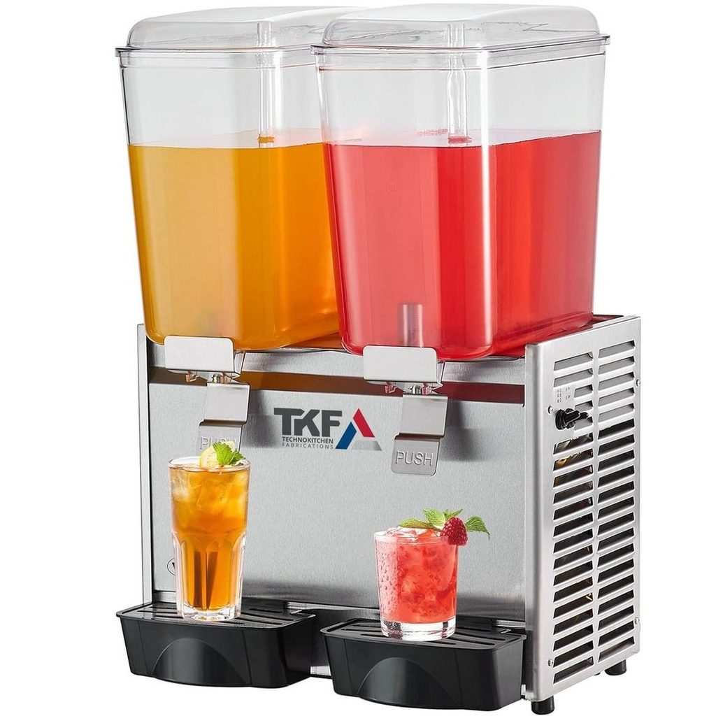 Distributeur de jus réfrigéré 2 cuves 16 L + 16 L