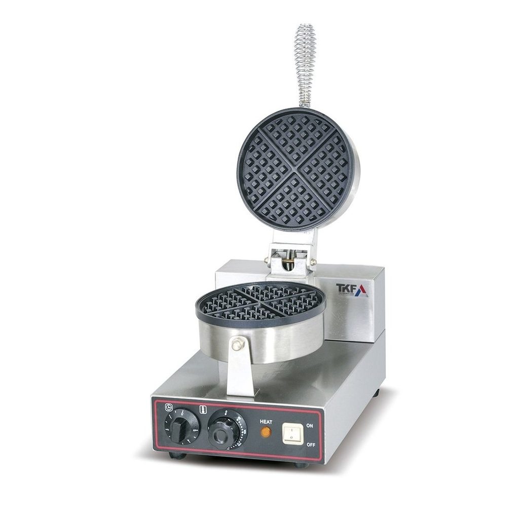 Gaufrier électrique simple rond 1,3 kW