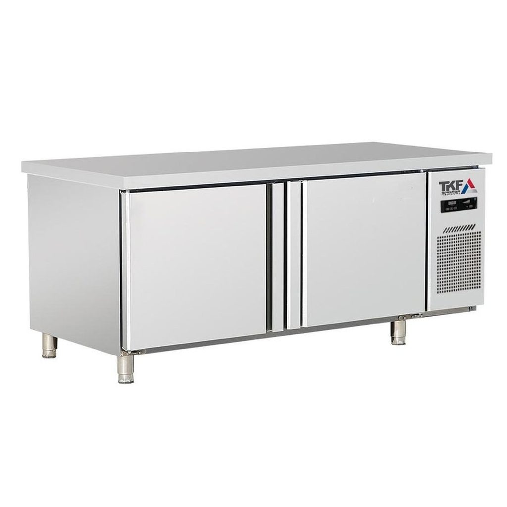 Table réfrigérée inox 417 L 2 portes 180×70 cm