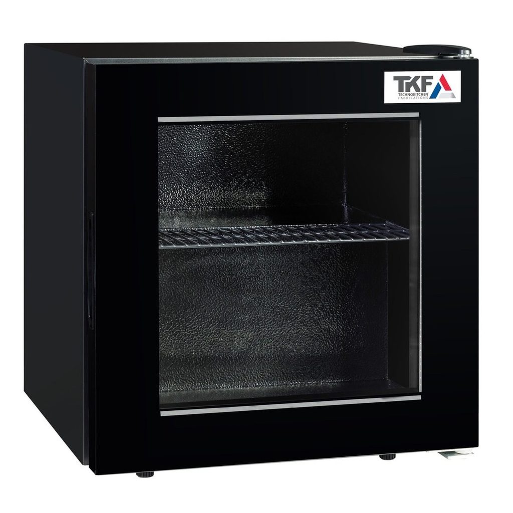Vitrine négative de comptoir 36 L 1 porte noire
