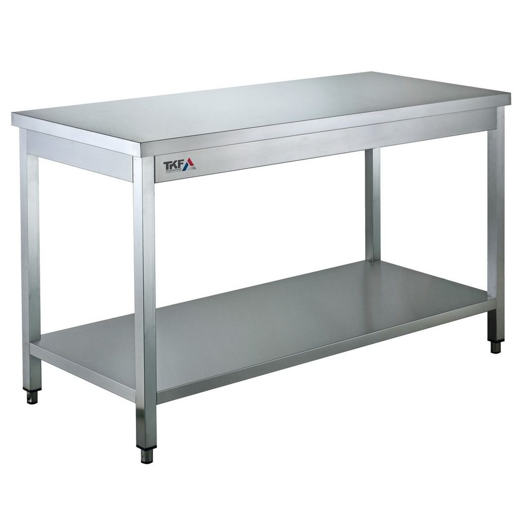 Stainless Steel Work Table with Undershelf 180x70cm