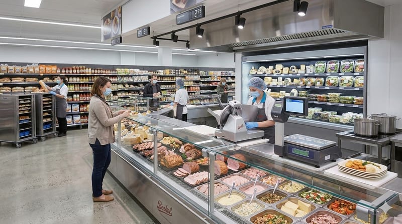 Aménagement épicerie & traiteur