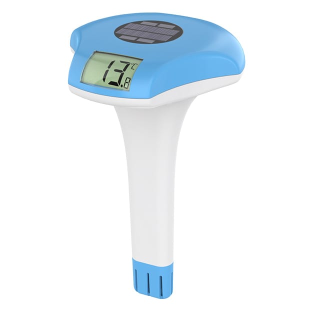 Thermomètre flottant solaire électronique 120 mm, IPX8