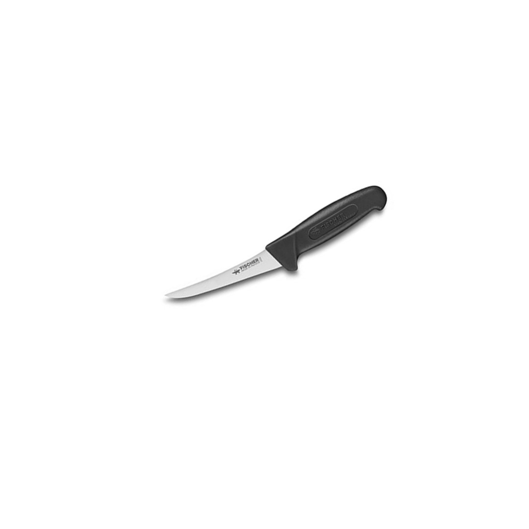 Curved Boning Knife 13cm Black Profinox Handle