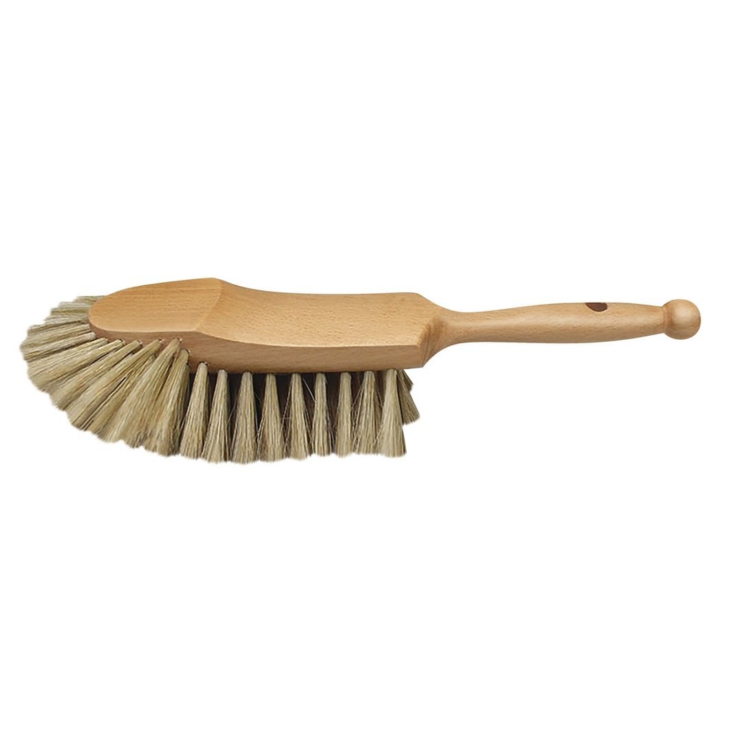 Counter Brush Half Head White Bristles