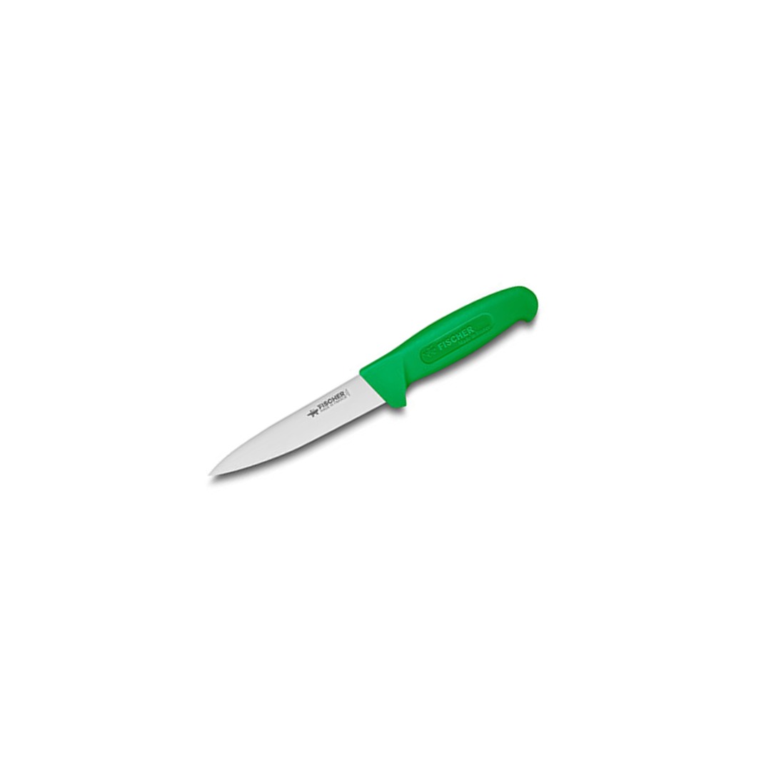 Sticking Knife 14cm Green Overmolded Handle