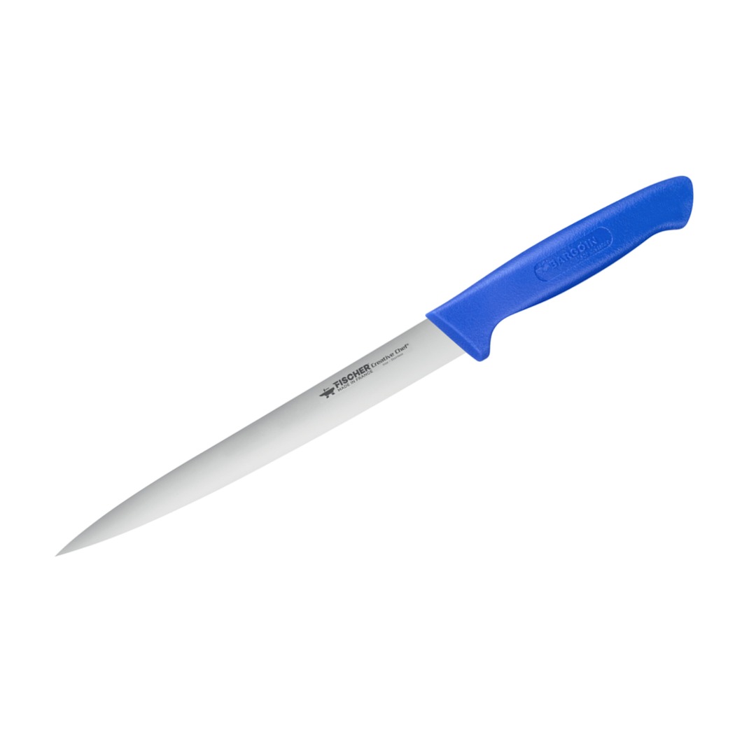 Sole Fillet Knife 20cm Blue Handle