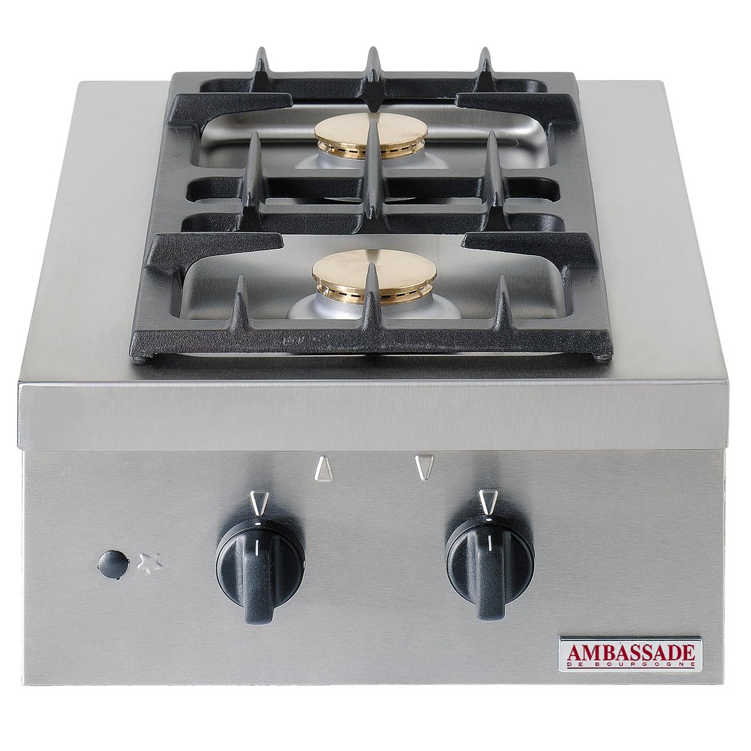 Bridge unit with 2 burners.