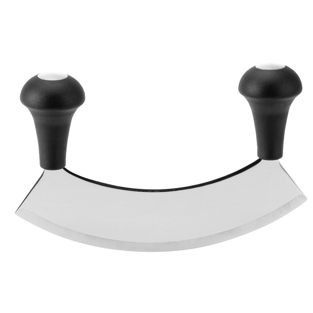 Double Handle Mincing Knife 25cm