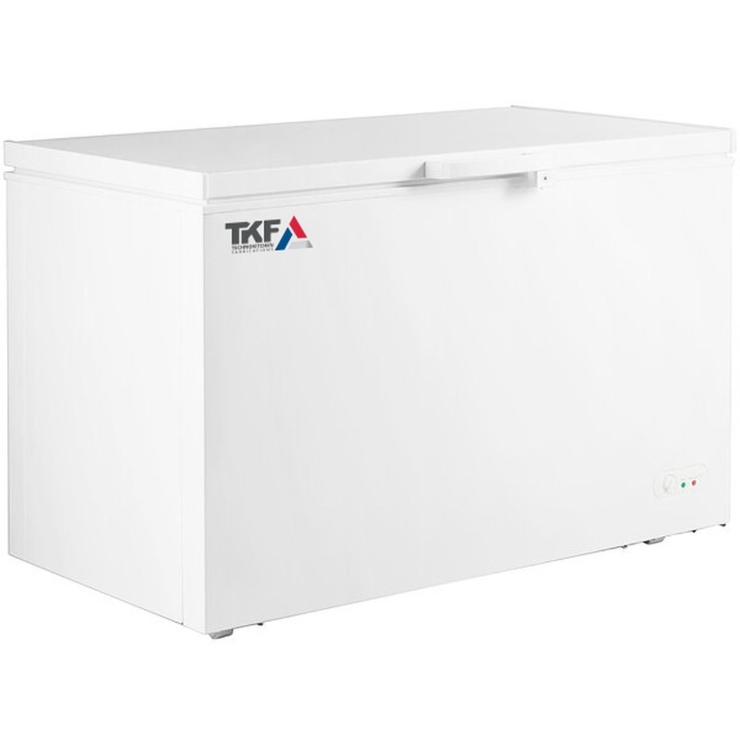 Chest Freezer 400L Single Hinged Door 132x66x85cm — TKF France