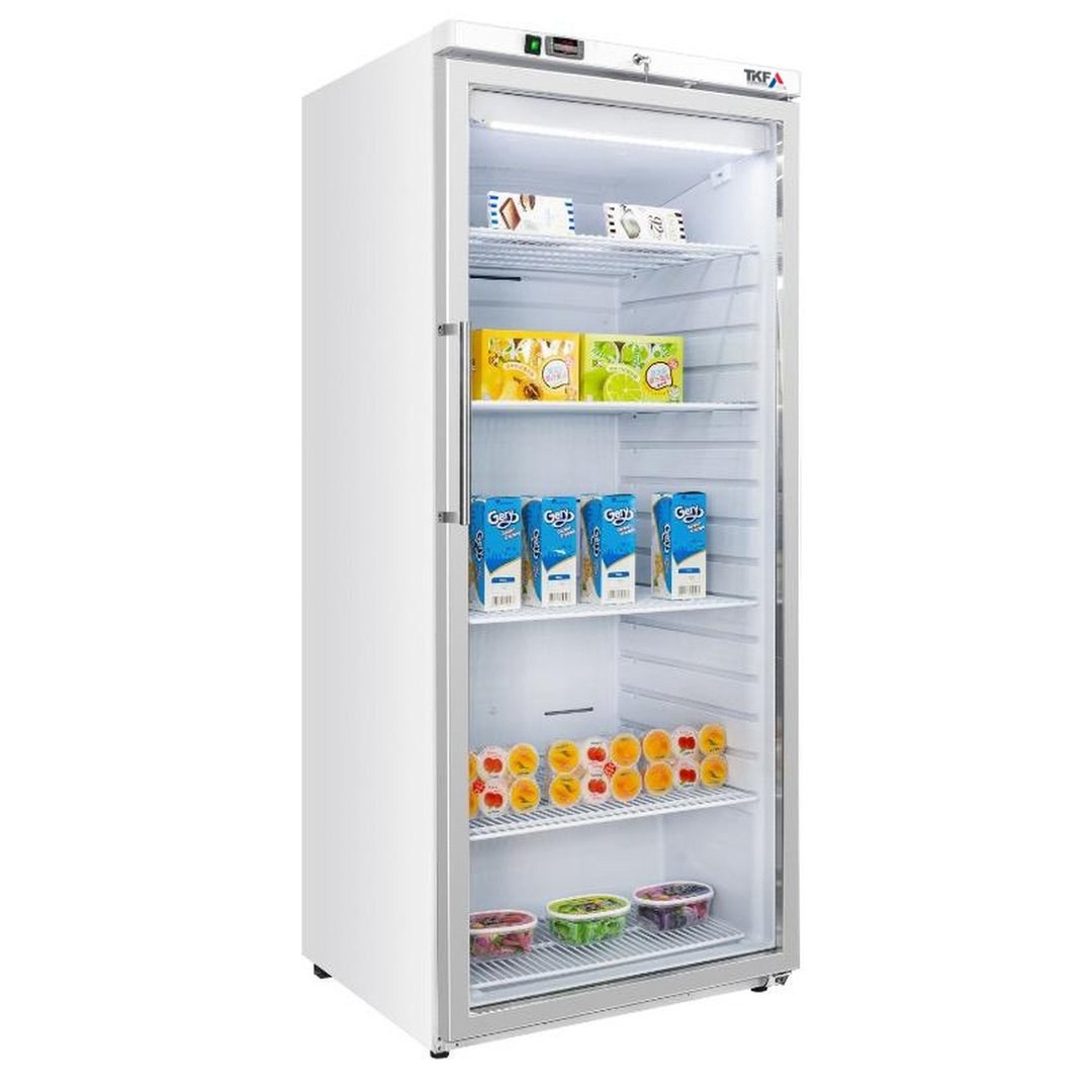 Upright Single Glass Door Freezer 77.5x72x184cm