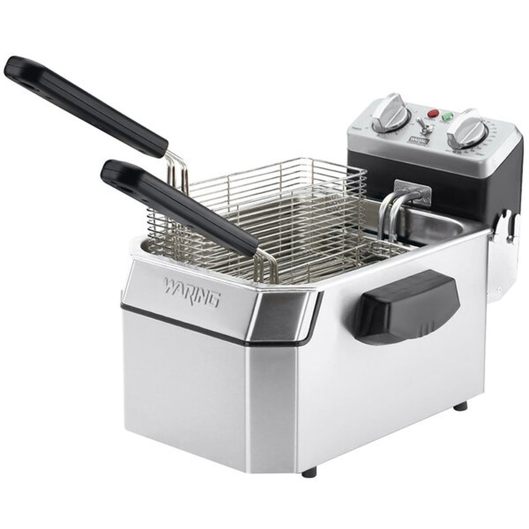 Electric Countertop Dual Fryer 5L+5L — Waring