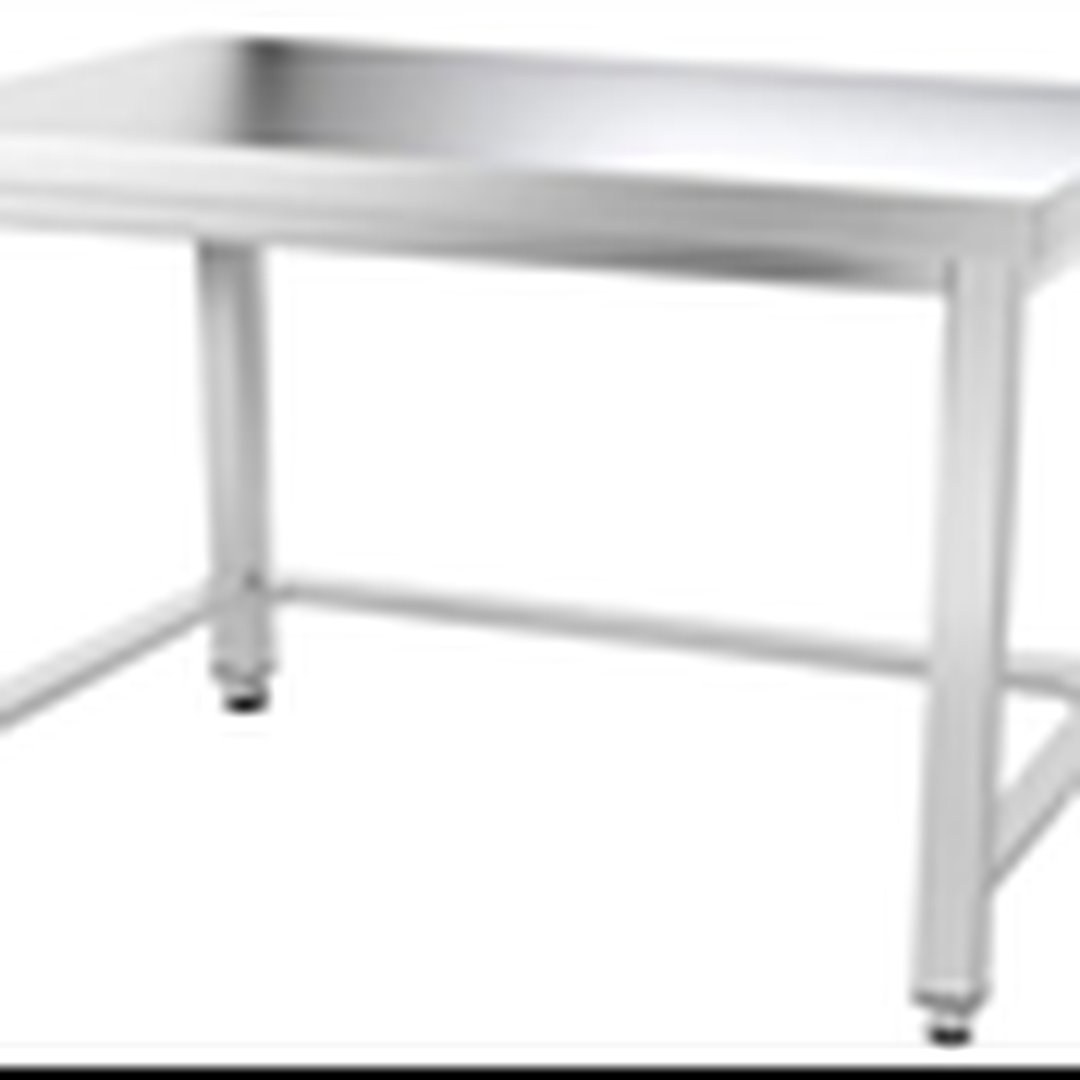 Stainless Steel Work Table with Cross Bracing, 140x70cm