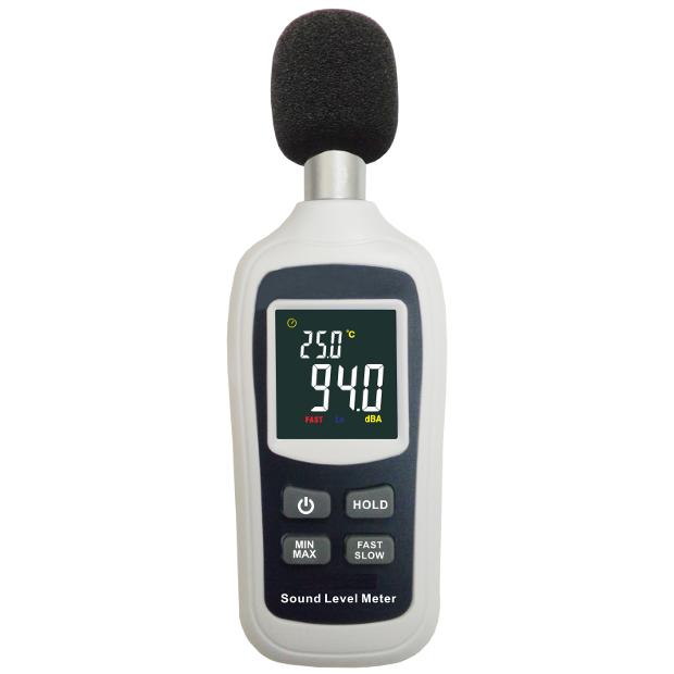 Portable Digital Sound Level Meter with Temperature