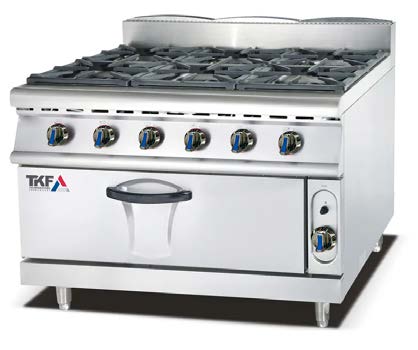 4-burner gas stove range