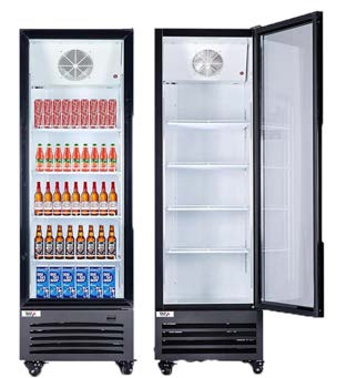 Undercounter display refrigerator