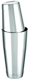 Professional stainless steel cocktail shaker